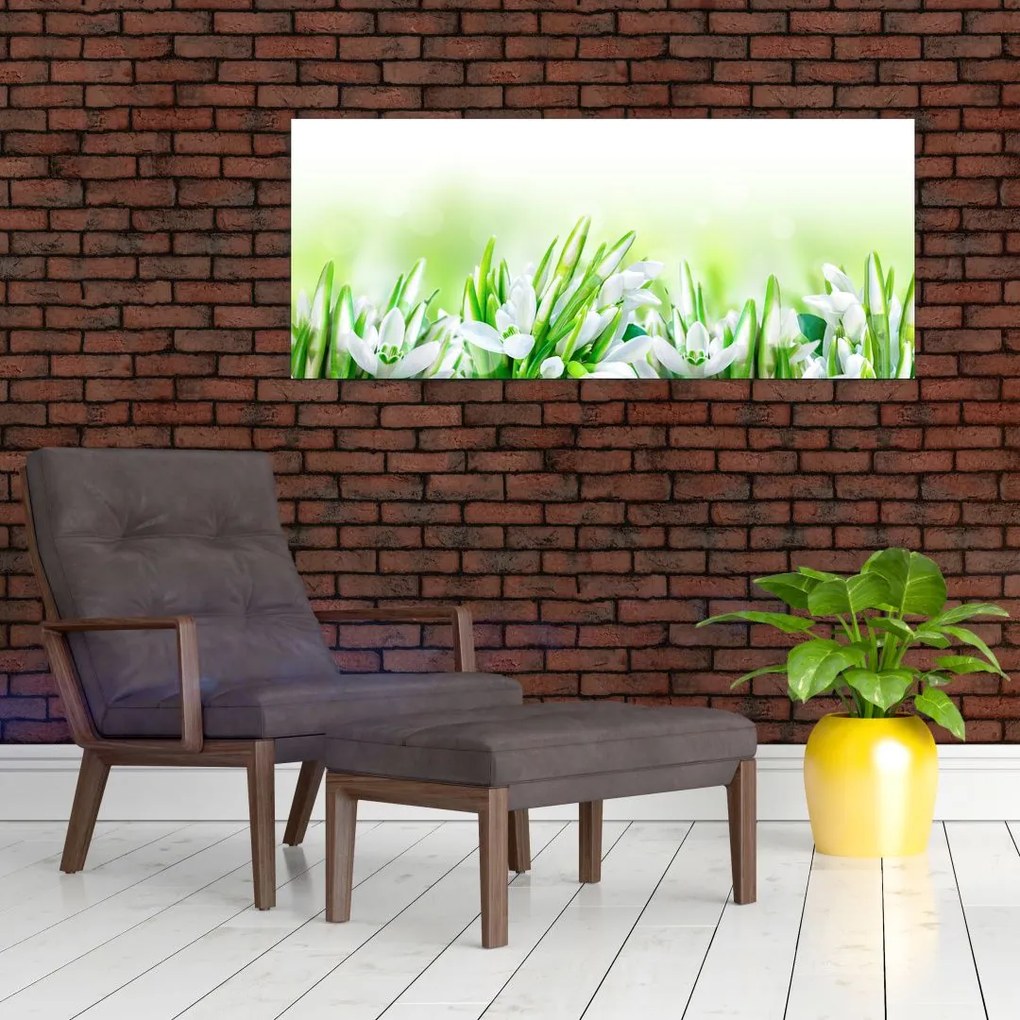 Tablou - Ghiocei (120x50 cm)