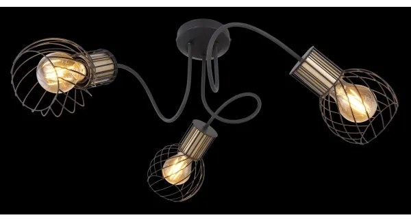 Globo 54013-3 - Lustră aplicată ARGUSTO 3xE27/40W/230V