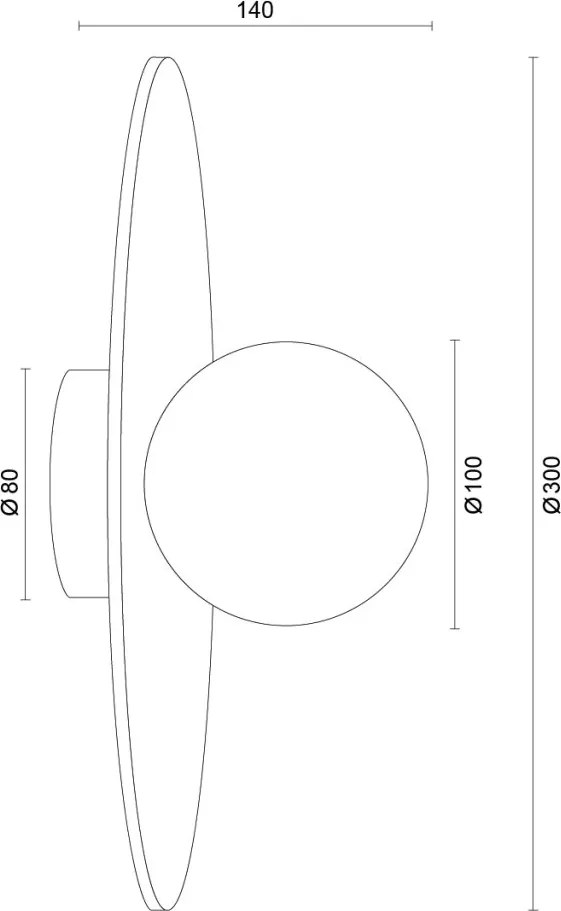 Aplica realizata manual din ceramica IP44 BOLL 8935