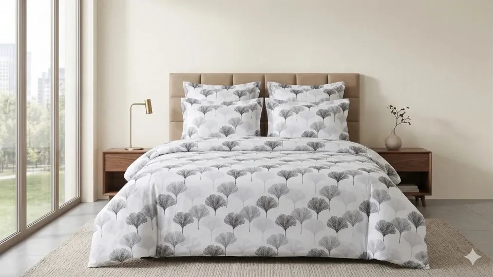 Lenjerie pat Ranforce 100% Cotton Pro (Satin Story)