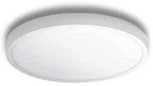 Mini Plafoniera LED design slim MALTA R 23 3000K alba