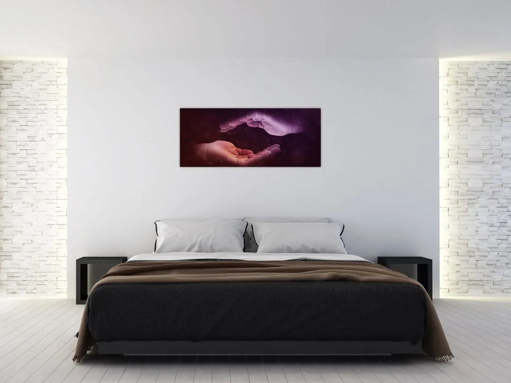 Tablou cu mâini (120x50 cm)