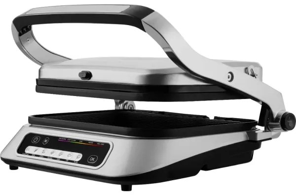 Grătar de contact Sencor 2100W/230V crom mat