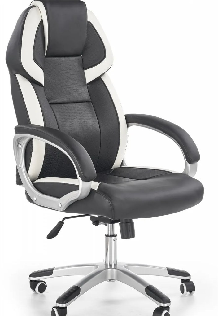 Scaun de birou Barton negru alb