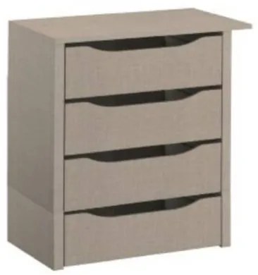 Caseta cu 4 sertare 88x81cm