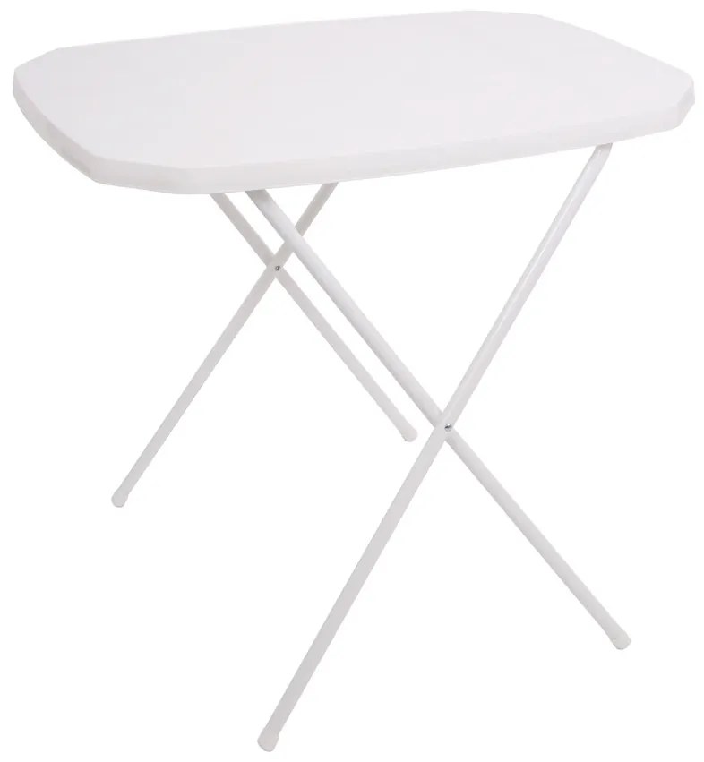 Stôl Camping 53x70 - biely