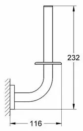 Rezerva suport hartie igienica Grohe Essentials