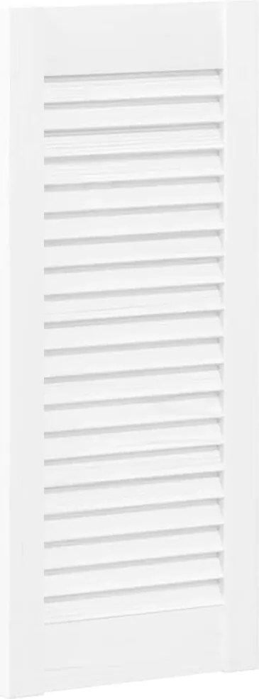 vidaXL Uși de dulap design cu perioare 4 buc Alb 61,5x29,5 cm