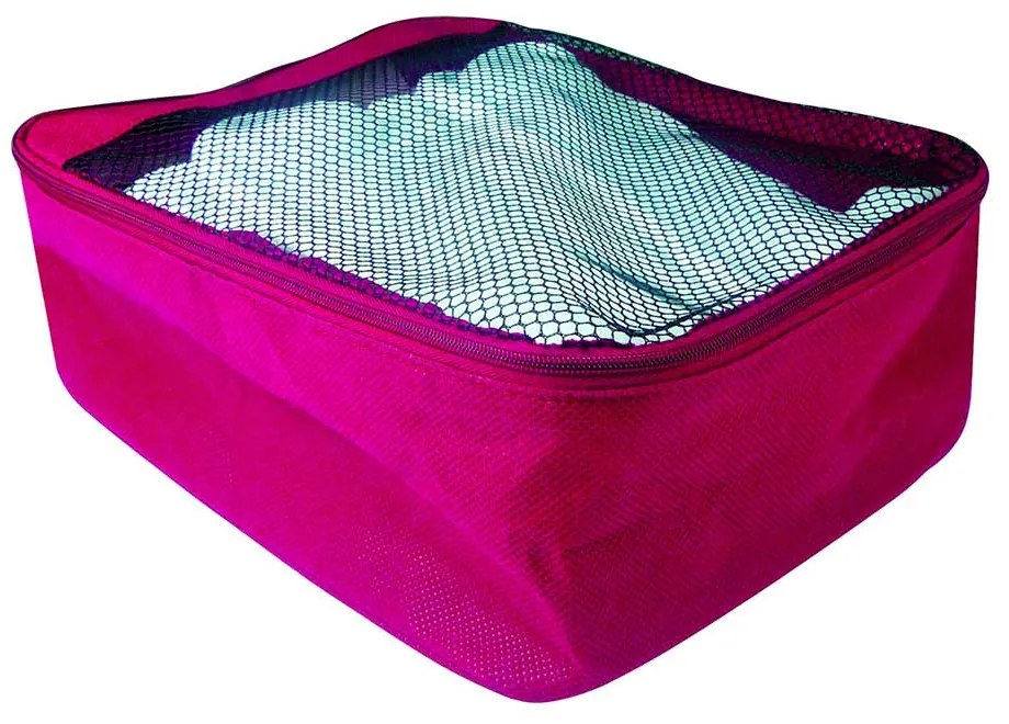 HUSA PROTECTIE PENTRU HAINE 26X20X10 CM, ROSU