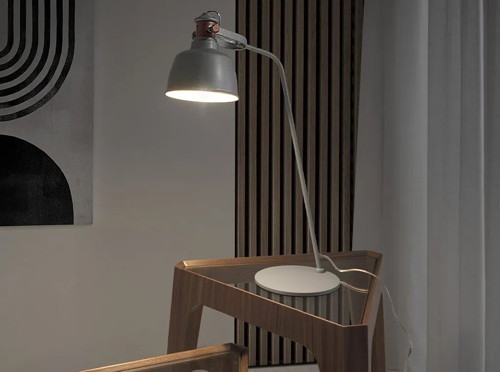 Lampa de masa eleganta design minimalist Steel
