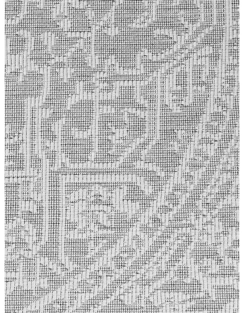 Covor pentru exterior și interior gri/fildeș rotund ø 160 cm Duet Kona – NORTHRUGS