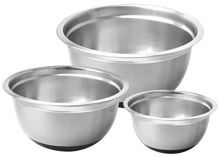 Set 3 boluri Klausberg KB 7388, 5/3/1.6 L, Baza silicon, Inox