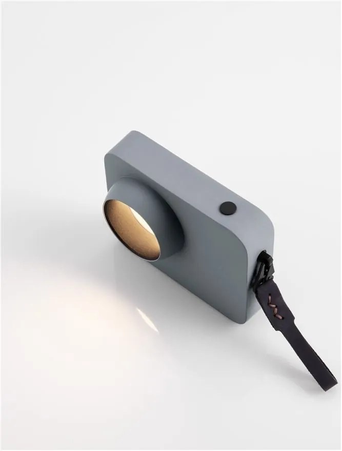 Lampa de masa LED portabila KEDROS gri