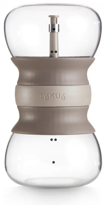 Ceainic maro deschis cu filtru din sticlă 500 ml – Lékué