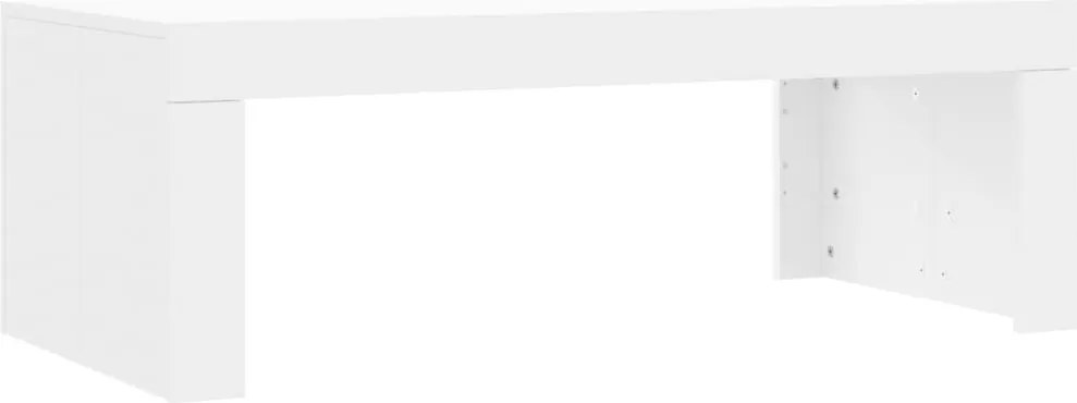 vidaXL Măsuță de cafea, alb, 102x50x36 cm, lemn prelucrat