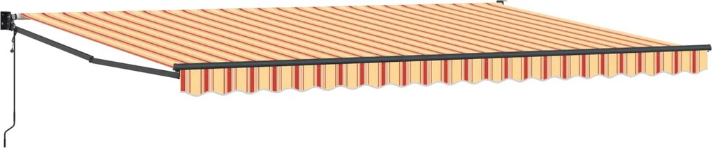 vidaXL Copertină Crem 500 x 300 x 165 cm Poliester și metal