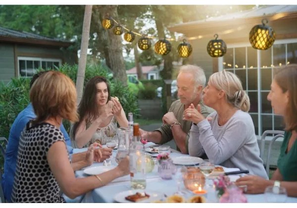 Lanț LED solar 3,8m 8xLED/1,2V