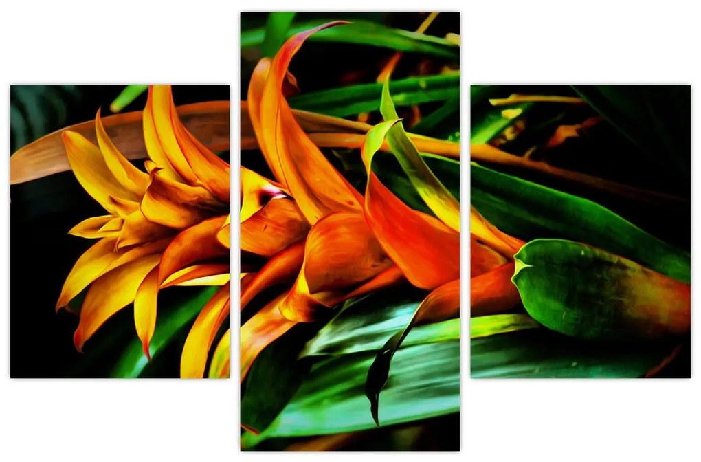 Tablou buchetului portocaliu (90x60 cm)