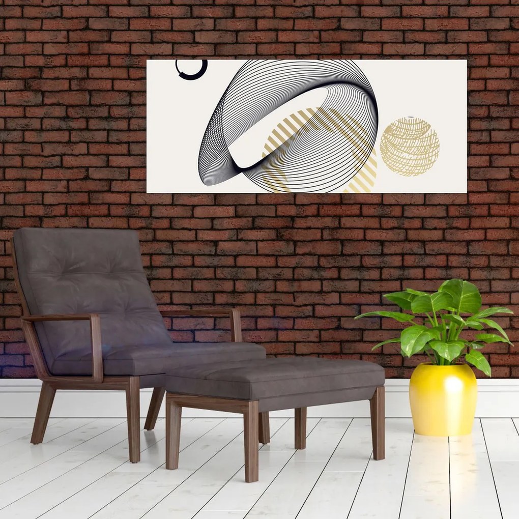Tablou - Forme geometrice N⁰3 (120x50 cm)
