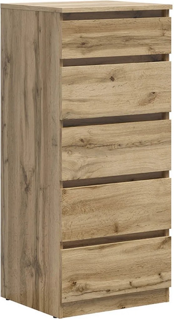 Comoda TETRIX, stejar wotan, PAL, 50x45x115 cm