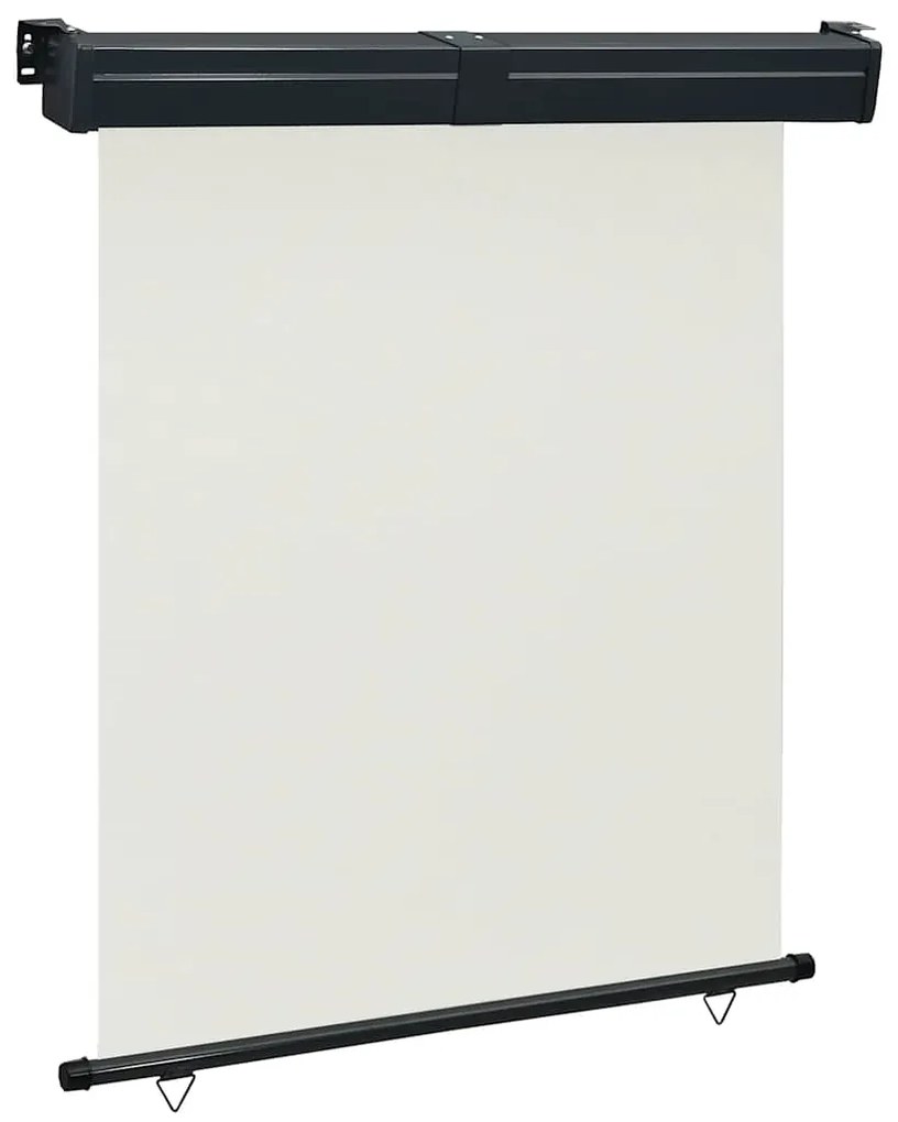 vidaXL Copertină laterală de balcon, crem, 145x250 cm