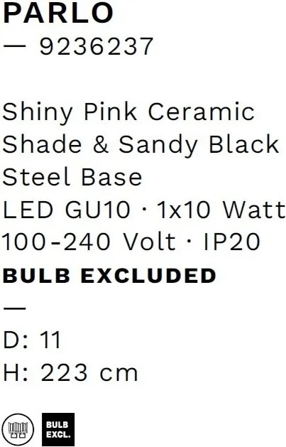 Pendul design minimalist PARLO roz