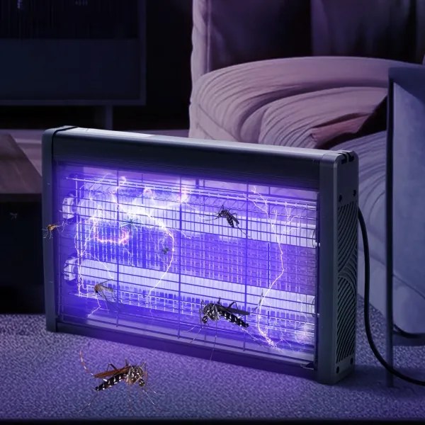 Brilagi - Capcană electrică pentru insecte 2xUV/18W/230V 100 m2 neagră