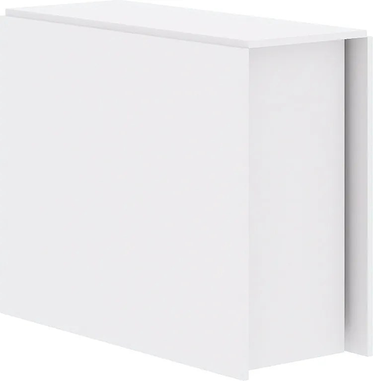 Masa Plianta Nova, Alb, 179 x 90 x 75 cm