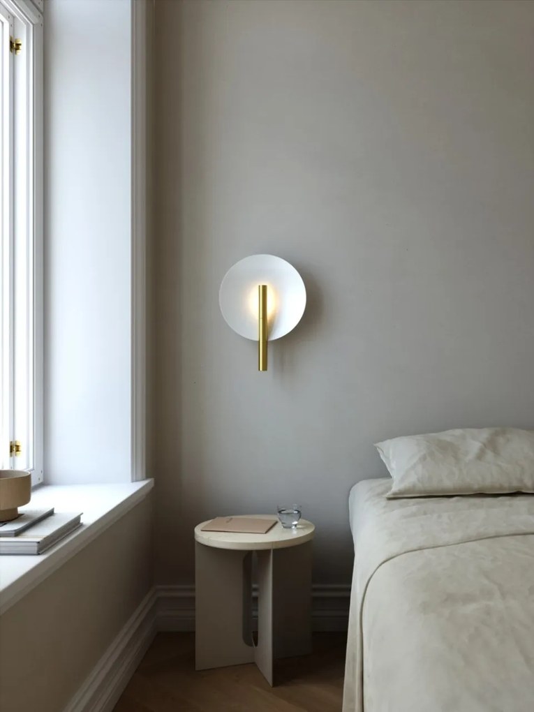 Aplica de perete ambientala design nordic Furiko alama/alb