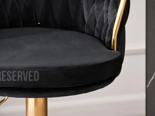 Scaun Adel (negru + auriu). 1110641