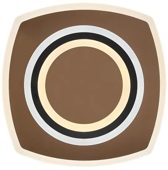 Rabalux 71317 - TANELI Plafonieră LED dimabilă 60W/230V 3000/4000/6000K crom/negru + telecomandă