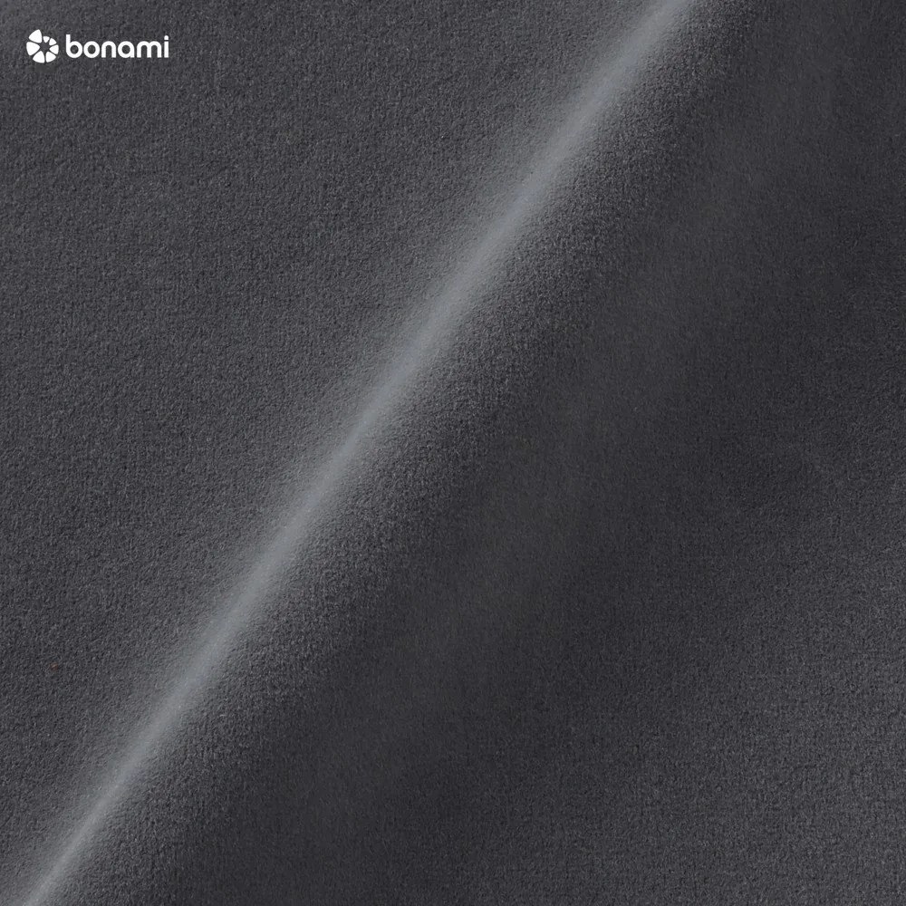 Canapea gri din catifea 237 cm Eden - Scandic