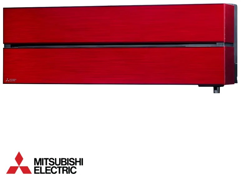 Aparat de aer conditionat inverter Mitsubishi Electric MSZ-LN25VGR + MUZ-LN25VG, 9000 BTU 20 m², A+++ / A+++, Wi-Fi, R-32, Rosu