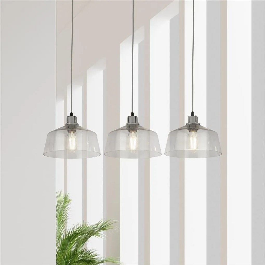 Lustra moderna cu 3 pendule Odeon