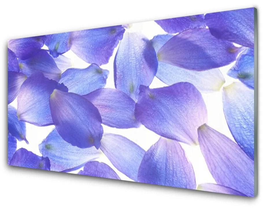 Tablouri acrilice Petale Floral violet