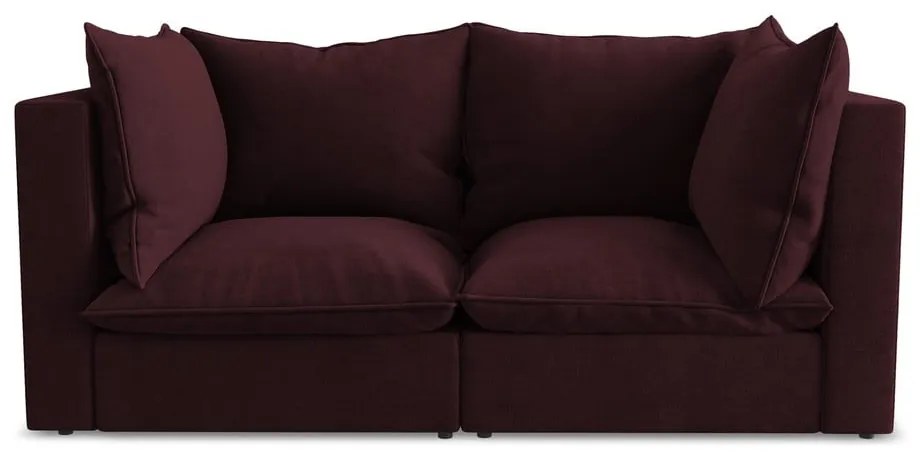 Canapea burgundy 180 cm Manao – Makamii