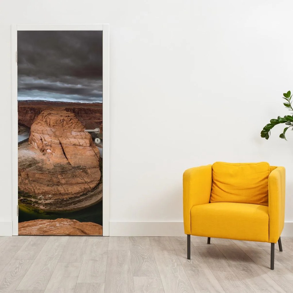 Fototapet pentru ușă - Lac în stăncă (95x205cm)