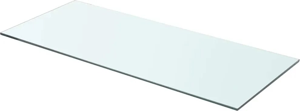 vidaXL Raft din sticlă transparentă, 70 x 30 cm