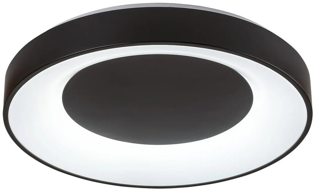 Plafoniera LED cu telecomanda design slim Ceilo neagra