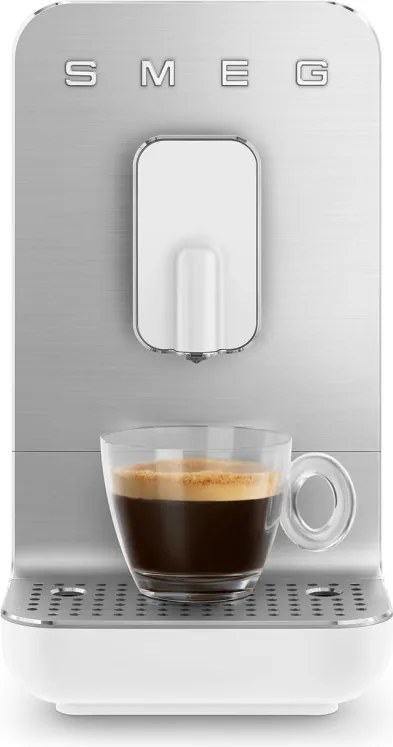 Espressor automat SMEG Collezione BCC11WHMEU, 1350 W, 19 bar, 1,4 l, 8 functii, Rasnita incorporata, Alb