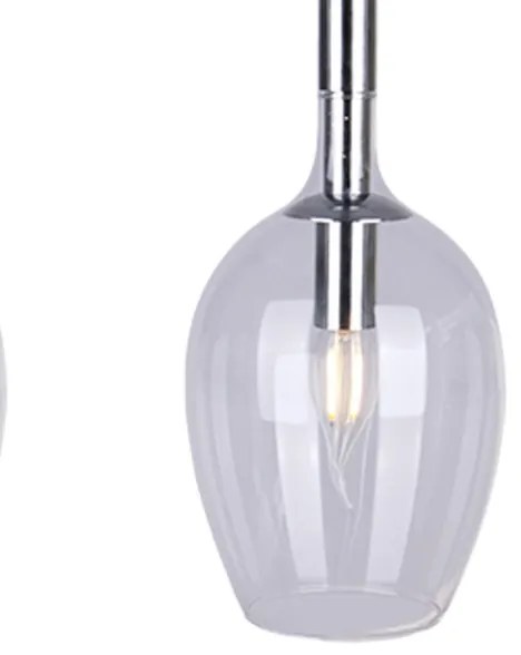 Lustră pe cablu TANGO 3xE14/40W/230V transparentă