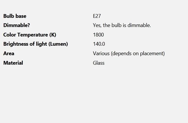 Bec decorativ Spiral E27 G125 Smoked Dimabil