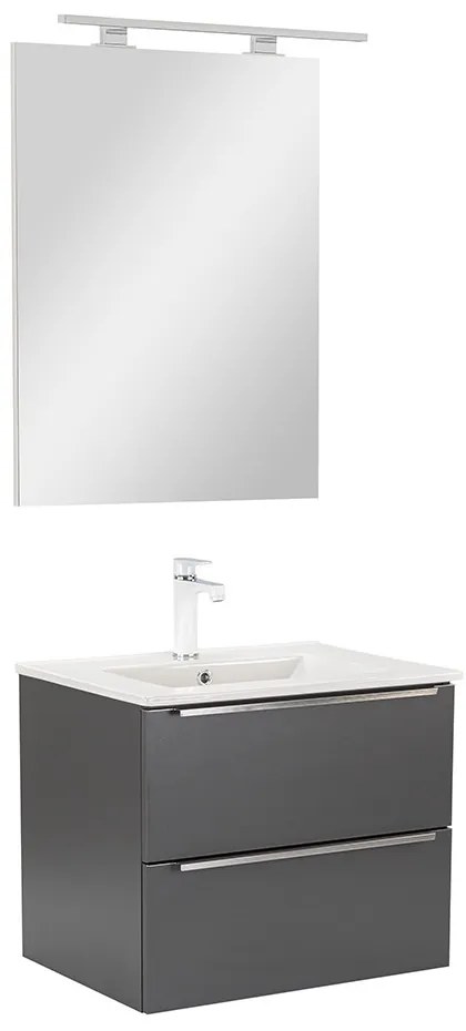 Mobilier complet de baie Vario Trim 60 antracit-antracit