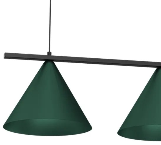 Lustră pe cablu CAPITAL 3xGX53/15W/230V, verde