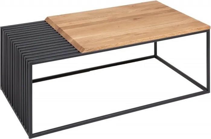 Masuta de cafea design industrial Architecture 100cm stejar