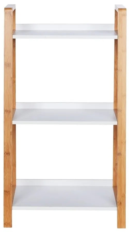 Raft de baie din bambus cu 3 rafturi Wenko Finja