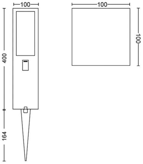 Philips 17434/30/P7 - Lampă LED RGBW Hue IMPRESS exterior 16W 24V IP44