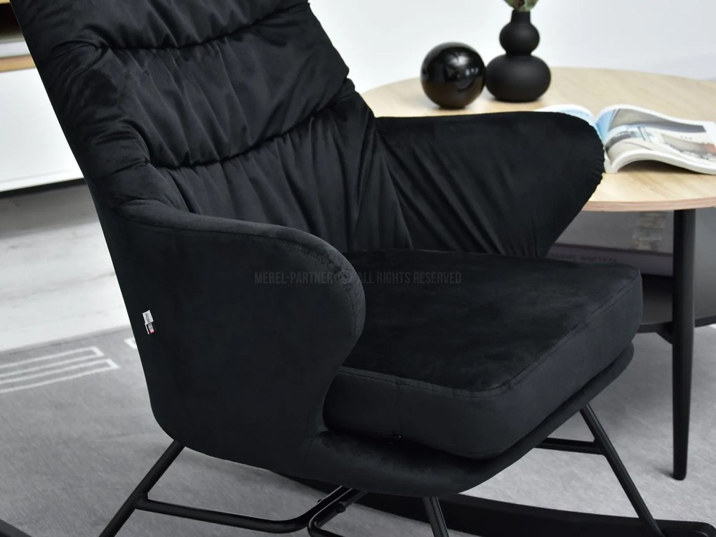 Fotoliu Lusil (negru). 1110283