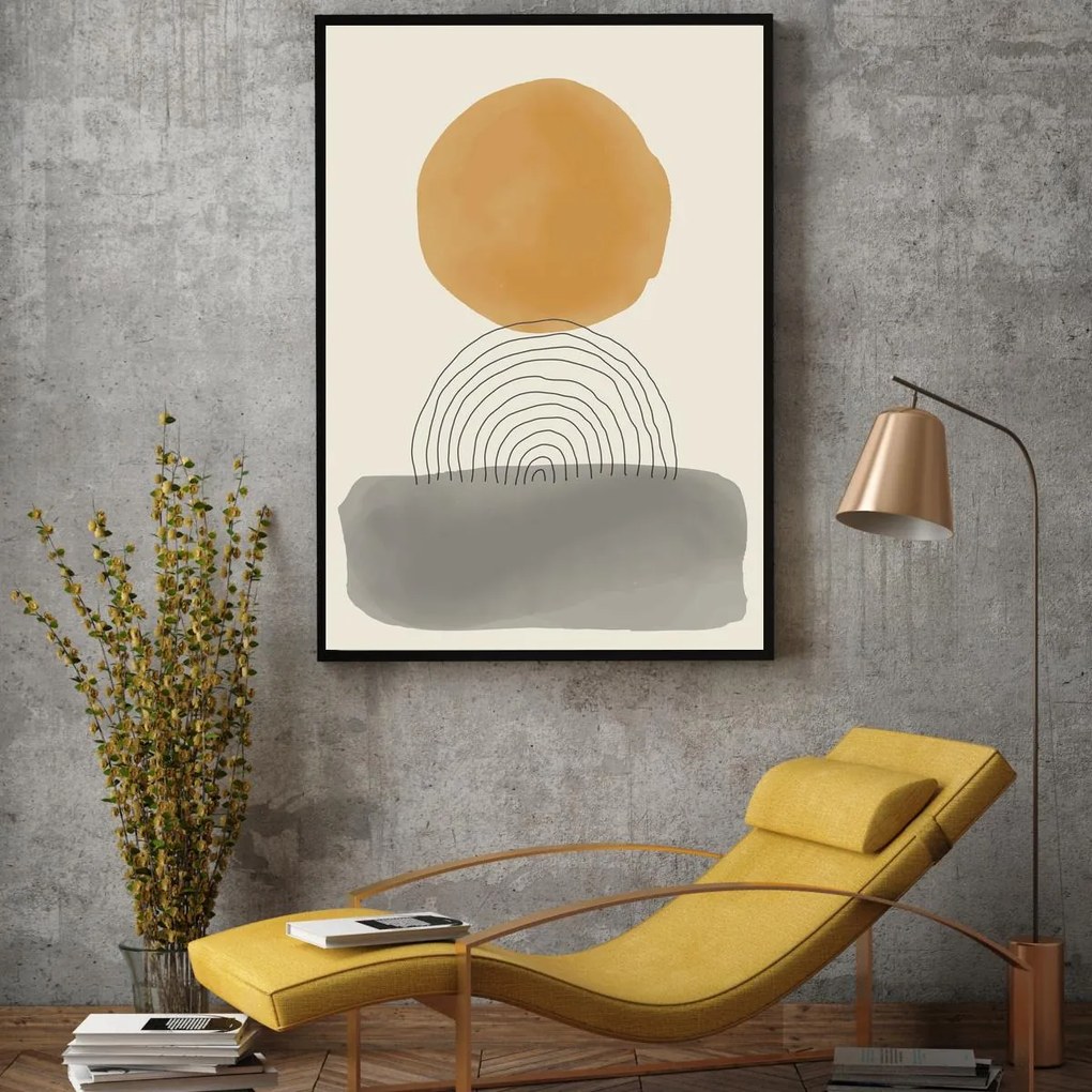 Poster - Abstracție pictată (A4)