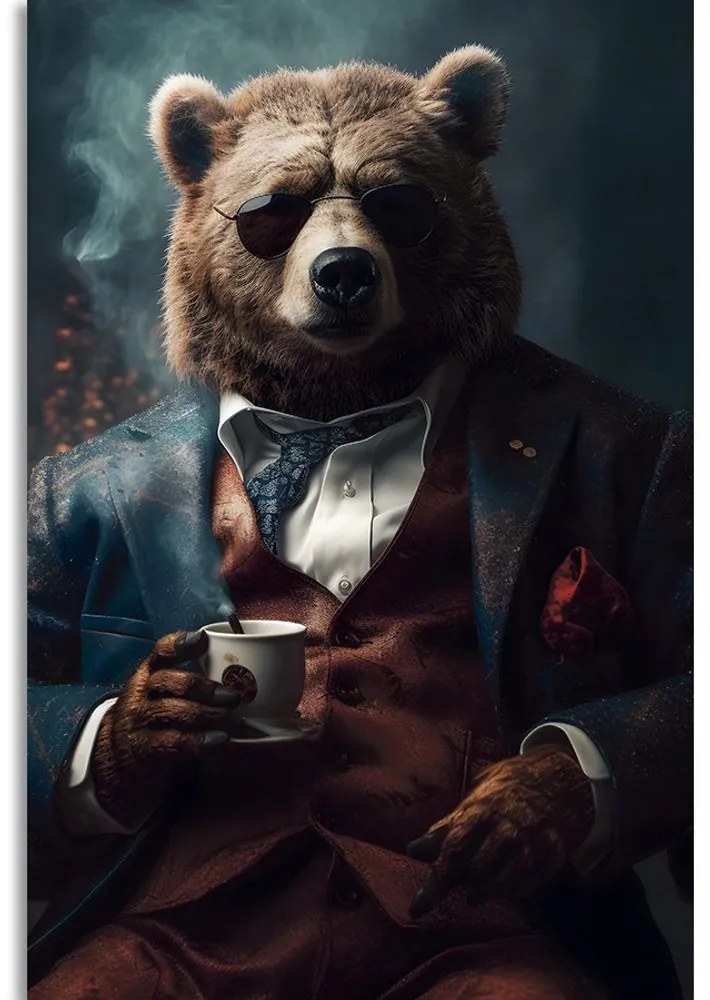Tablou rață gangster animală